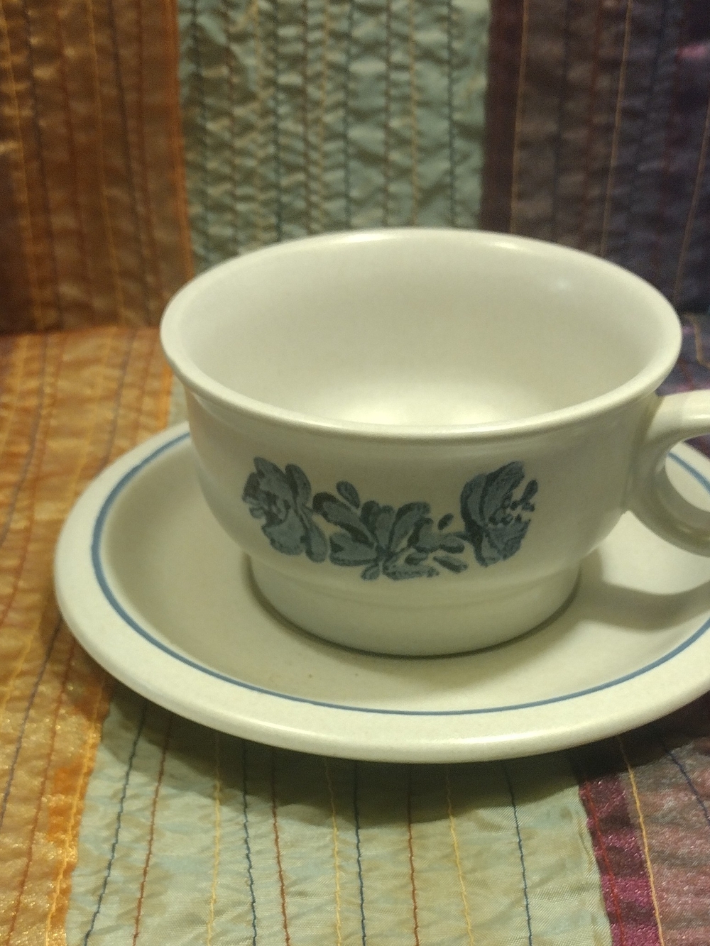 Pfaltzgraff Yorktowne Cup And Saucer